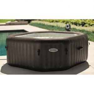 Intex 28454 Pure SPA 79 Zoll Octagon - Bubble, Jet und Salzwassersystem